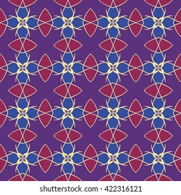 Abstract vintage pattern. Good for tiles, printing on paper and fabric.
