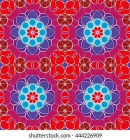 Abstract vintage pattern. Good for tiles, printing on paper and fabric.