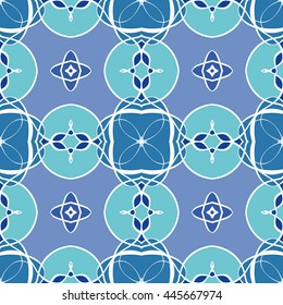 Abstract vintage pattern. Good for tiles, printing on paper and fabric.