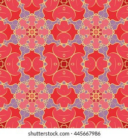 Abstract vintage pattern. Good for tiles, printing on paper and fabric.