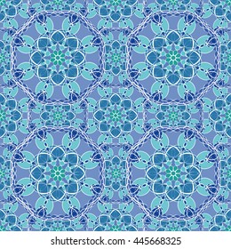 Abstract vintage pattern. Good for tiles, printing on paper and fabric.