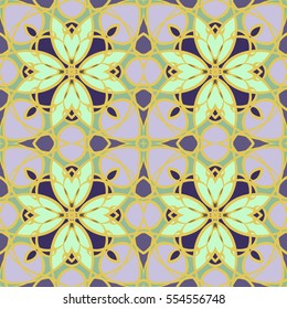 Abstract vintage pattern. Good for tiles, printing on paper and fabric.
