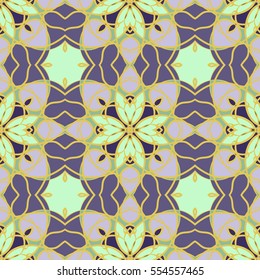 Abstract vintage pattern. Good for tiles, printing on paper and fabric.