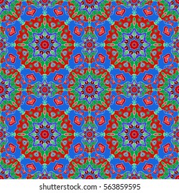 Abstract vintage pattern. Good for tiles, printing on paper and fabric.