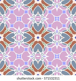 Abstract vintage pattern. Good for tiles, printing on paper and fabric.