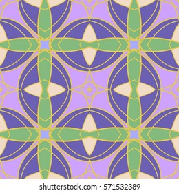 Abstract vintage pattern. Good for tiles, printing on paper and fabric.