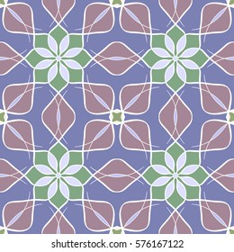 Abstract vintage pattern. Good for tiles, printing on paper and fabric