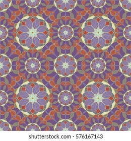 Abstract vintage pattern. Good for tiles, printing on paper and fabric