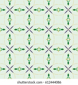 Abstract vintage pattern. Good for tiles, printing on paper and fabric.