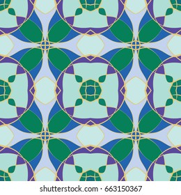 Abstract vintage pattern. Good for tiles, printing on paper and fabric.