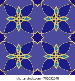 Abstract vintage pattern. Good for tiles, printing on paper and fabric.