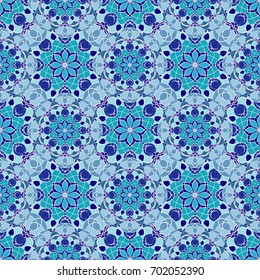 Abstract vintage pattern. Good for tiles, printing on paper and fabric.