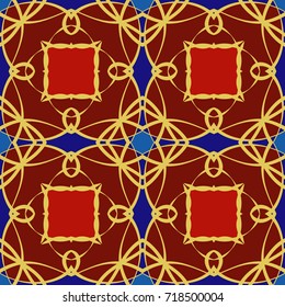 Abstract vintage pattern. Good for tiles, printing on paper and fabric.