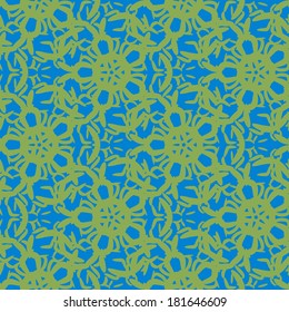 An abstract vintage pattern seamless background. Vector illustration