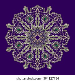 abstract vintage pattern, vector ornament pattern