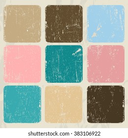 Abstract vintage poster. Vector illustration EPS8
