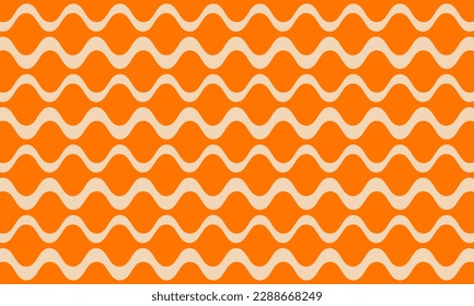 Abstract Vintage Retro Aesthetic Background Wavy Pattern