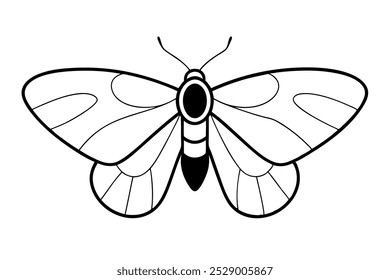 Abstract vintage retro butterfly tattoo designs, black silhouettes of mystic cosmic insect with wings vector.