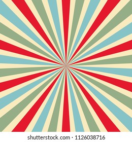 Abstract vintage retro rays background