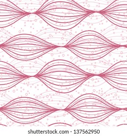 abstract vintage retro vector wave with dots seamless background pattern design for textile decoration interior details