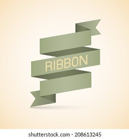 abstract vintage ribbon 