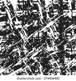 abstract vintage scratched black ink texture and background, grunge splash, vector paint