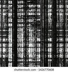 Abstract vintage seamless geometric pattern from colorful stripes on texture background. Hand stitched Embroidered. Boho, crafts, hand embroidery patterns. Hand drawn doodle. Zentangle style. Vector