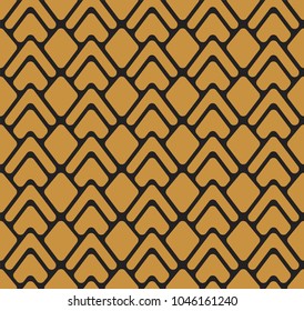 Abstract Vintage Seamless Vector Pattern. Geometric texture. Repeating background.