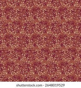 Abstract vintage squiggle seamless vector pattern. Gender neutral artistic repeatable curl for background, wallpaper and hand drawn design. 