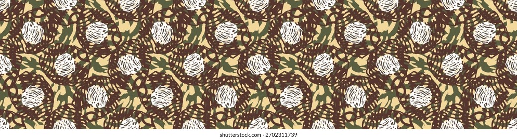 Abstract vintage squiggle seamless vector edging. Gender neutral artistic repeatable curl for ribbon, border and hand drawn design.