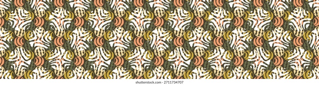 Abstract vintage squiggle seamless vector edging. Gender neutral artistic repeatable curl for ribbon, border and hand drawn design.