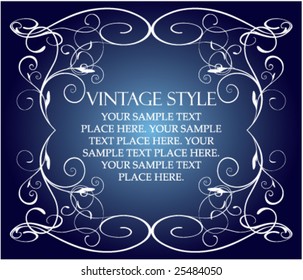 abstract vintage style