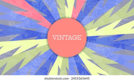 diseño abstracto del fondo del estilo vintage