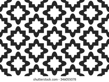 Abstract vintage tile pattern.Vector background