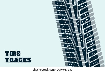 Abstract vintage tire mark background