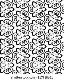 abstract vintage wallpaper pattern seamless background. Vector illustration