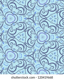 abstract vintage wallpaper pattern seamless background. Vector illustration