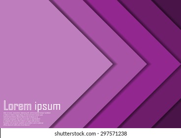 Abstract violet arrow line certificate abstract background. Eps 10. Vector illustration