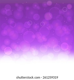 Abstract violet background with circles