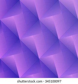 abstract, violet background with geometric 3d shapes surface. vector modern, decorative wallpaper
