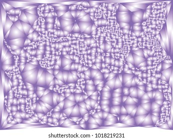 Abstract violet background with gradient circles, bubbles. Beautiful background with particles. Vector clip art.