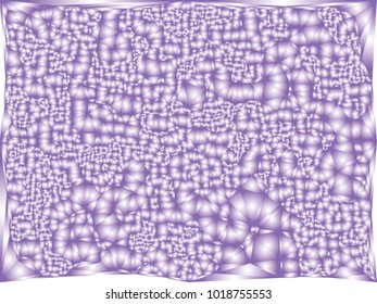Abstract violet background with gradient circles, bubbles. Beautiful background with particles. Vector clip art.