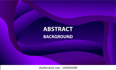 abstract violet background with gradient color and wave shape, eps vector.