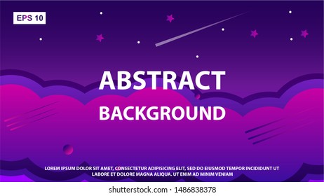 abstract violet background, gradient shape composition, eps 10 vector