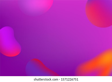 Abstract violet background with violet objects