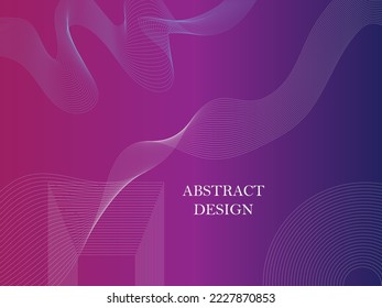 Abstract Violet background Purple 3D dynamic background Minimalistic simple landing page background  