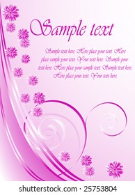 Abstract violet background - vector illustration