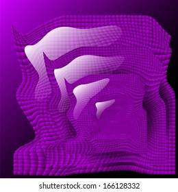 The abstract violet background. You can use it as a decoration for text information, website pattern or as an element for your design