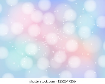 Abstract violet bokeh background. Vector illustration.