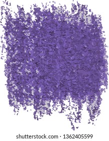 Abstract violet crayon hand paint texture, isolated on white background, watercolor textured backdrop, watercolor drop, traced, vector eps 10